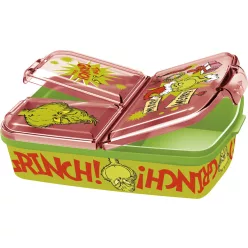   A Grincs Christmas Mischief több rekeszes uzsonnás doboz, szendvicsdoboz
