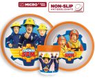 Sam a tűzoltó Rescue Mission csúszásmentes étkészlet, micro műanyag szett