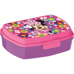 Disney Minnie Bold Florals funny műanyag szendvicsdoboz