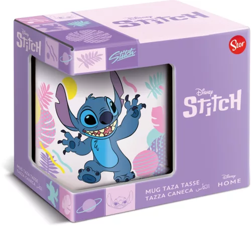 Disney Lilo és Stitch, A csillagkutya Hawaian porcelán bögre 325 ml (11 oz) Díszdobozban