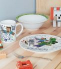 Minecraft Explore More porcelán étkészlet Díszdobozban