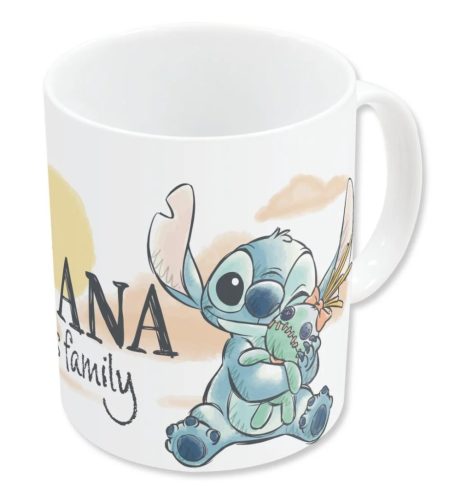 Disney Lilo és Stitch, A csillagkutya Family porcelán bögre 325 ml (11 oz) Díszdobozban