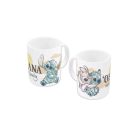 Disney Lilo és Stitch, A csillagkutya Family porcelán bögre 325 ml (11 oz) Díszdobozban