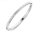 Victoria Ezüst színű fehér köves karkötő