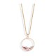 Victoria Rose gold színű színes köves nyaklánc