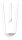 Victoria Ezüst színű köves toll nyaklánc