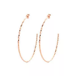 Victoria Rose gold színű karika fülbevaló