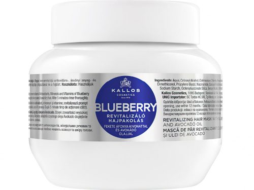 Kallos hajpakolás 275ml - Fekete áfonya - Revitalizáló