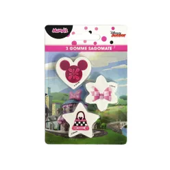 Disney Minnie Chic forma radír szett 3 db-os