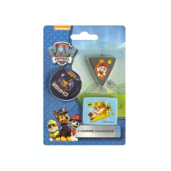 Mancs Őrjárat Boys forma radír szett 3 db-os