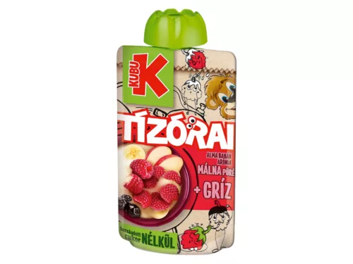 Kubu Tízórai püré 100g -  Málna+gríz