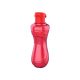 Műanyag átlátszó kulacs 750ml - Piros