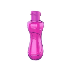 Műanyag átlátszó kulacs 750 ml - Rózsaszín