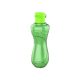 Műanyag átlátszó kulacs 750ml - Zöld