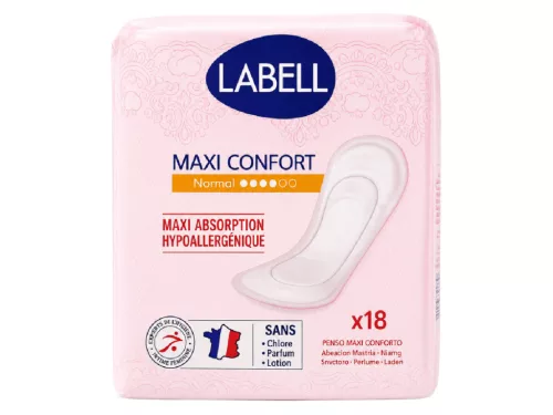 Labell egészségügyi betét 18db - Maxi Confort