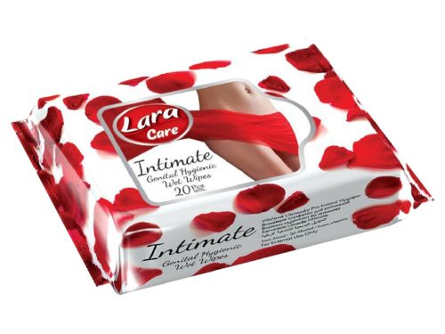 Lara Care intim nedves törlőkendő - 20db