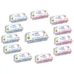 Lara nedves törlőkendő 72db Fedeles - Sensitive(12csomag)