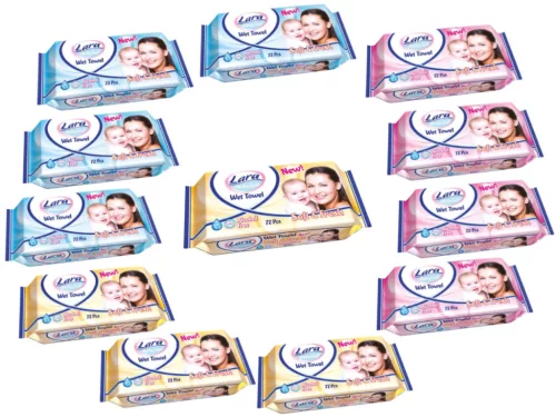 Lara nedves törlőkendő 72db - Soft and Fresh(12csomag)