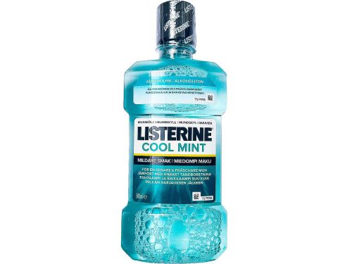Listerine szájvíz 500ml - Cool Mint - Enyhe Menta