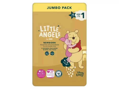 Little Angels pelenka Újszülött 1 (2-5kg)(70db) Micimackó