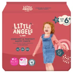Little Angels körben gumis bugyipelenka 6+ (16kg+)(32db)
