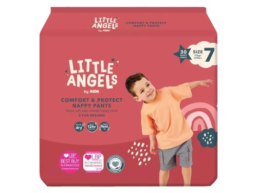Little Angels körben gumis bugyipelenka XXL 7 (17kg+)(30db)