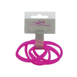 Lora hajgumi neon 4db - Pink