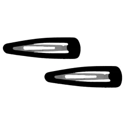 Lora csitt-csat 2db 4,5cm - Fekete