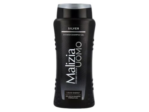 Malizia Uomo férfi tusfürdő és sampon 250ml - Silver