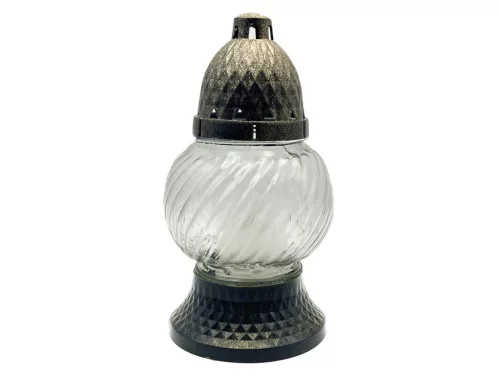 Üvegmécses LA-21 - Műanyag fedeles 21cm - Arany