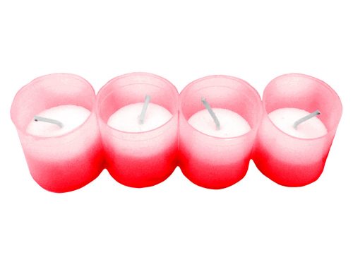Mécses betét Kegyeleti piros 60g - 4db