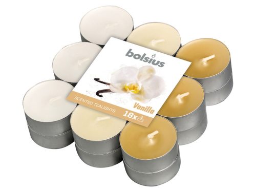 Bolsius illatos teamécses 18db - Vanília
