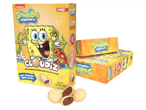 Mini Keksz Kakaókrémmel Töltve 30g - Spongyabob