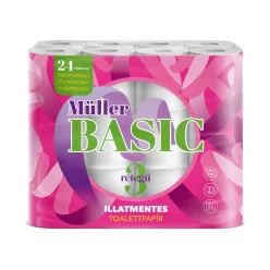 Müller wc-papír 24 tekercs 80 lap 3 réteg - Basic