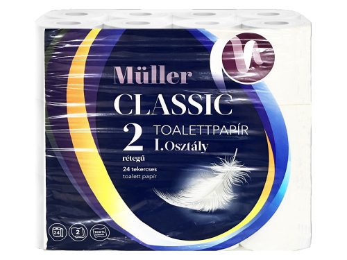 Müller wc-papír 24 tekercs 100 lap 2 réteg - Classic