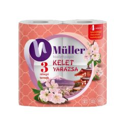   Müller wc-papír 4 tekercs 100 lap 3 réteg - Kelet varázsa