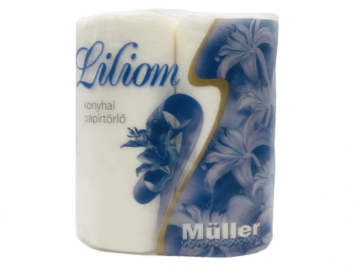 Müller papír kéztörlő 2 tekercs - Liliom