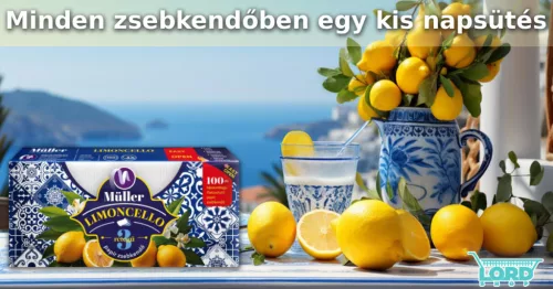 Müller papírzsebkendő 3 rétegű 100db - Limoncello