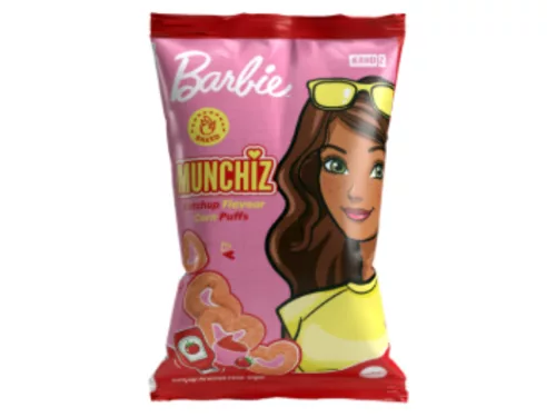 Munchiz Kukorica Puffancs Ketchup 35g - Barbie