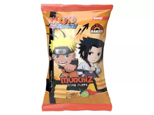 Munchiz Kukorica Puffancs Fűszeres sajt és Lime 50g - Naruto
