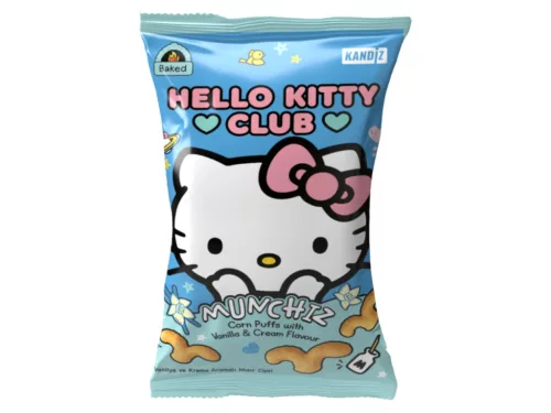 Munchiz Kukorica Puffancs Vanília és tejszín 35g - Hello Kitty