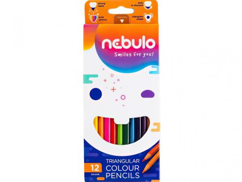 Nebulo színes ceruza 12db - Háromszög