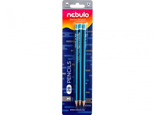 Nebulo grafit ceruza 3db - 2B - Háromszög