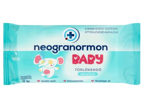 Neogranormon törlőkendő 55db-os - Sensitive