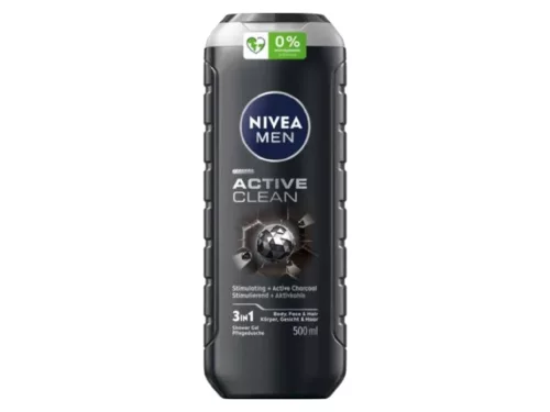 Nivea férfi tusfürdő 3in1 500ml - Active Clean