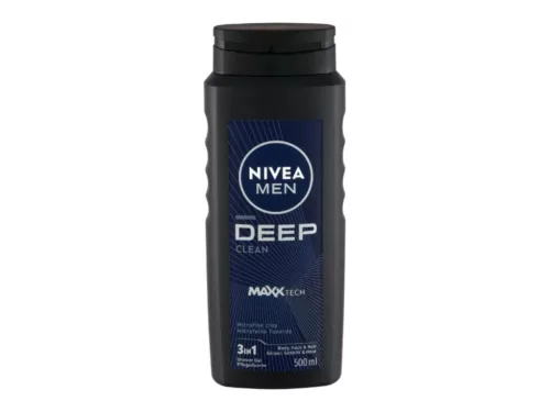 Nivea férfi tusfürdő 3in1 500ml - Deep Clean