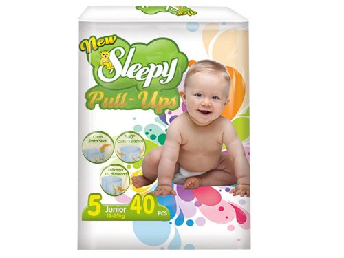 New Sleepy gumisderekú bugyipelenka vizeletjelző csíkkal Junior 5 (12-25)/40db