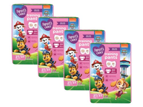 Paw Patrol Mancs őrjárat körben gumis bugyipelenka  (15+ kg)(96db) - Rózsaszín