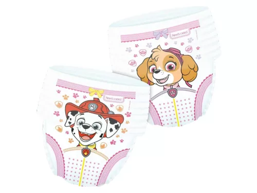 Paw Patrol Mancs őrjárat körben gumis bugyipelenka  (15+ kg)(94db) - Rózsaszín