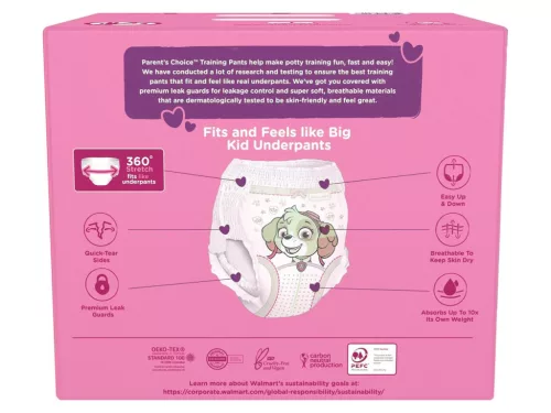 Paw Patrol Mancs őrjárat körben gumis bugyipelenka  (15+ kg)(94db) - Rózsaszín